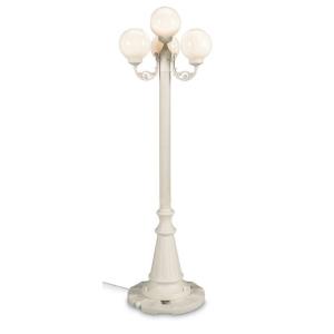 Four white Lamp Post 8\'